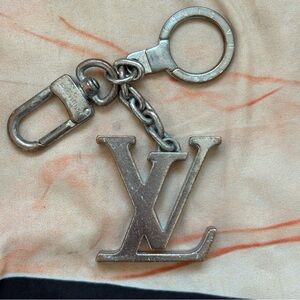Louis Vuitton Silver Keychain
